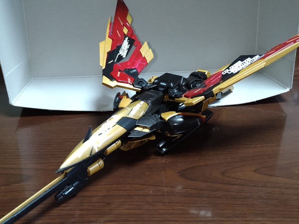 バードモード。通常カラーも好きですが、リベリオンカラーにすると更にカッコよくなるの最高です。