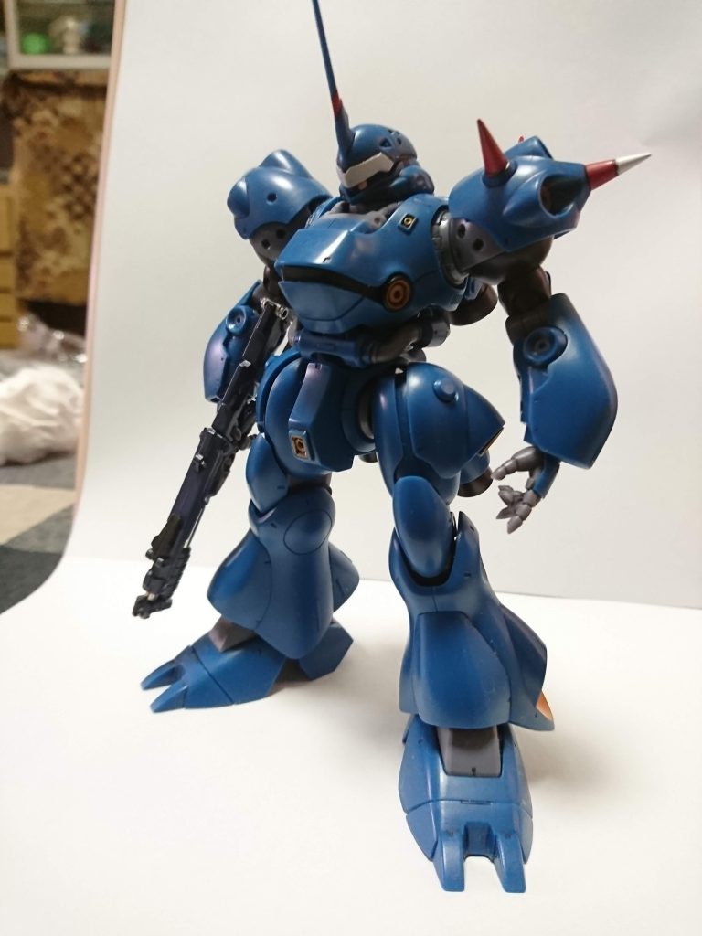 ケンプファ－です。ちょっと部分塗装。ロボット魂です。