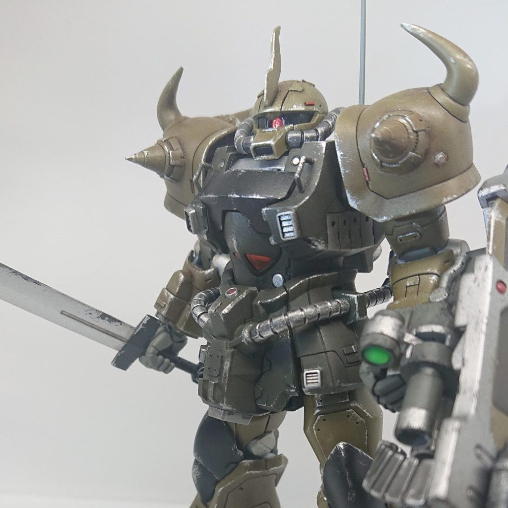 MS07B グフカスタム 1/90 ガレージキット 隠し砦の三悪人 未組立品 隠し砦の三悪人 1/90 MS-07B グフカスタム