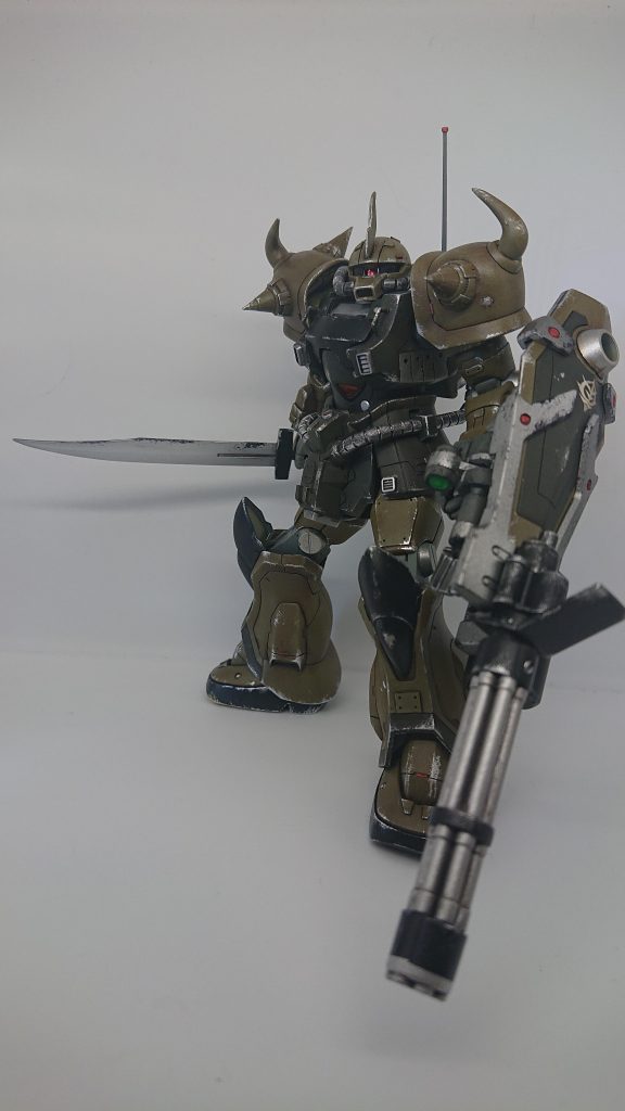 ガトリングを短くしようかとも考えましたが、やっぱりそのままで。