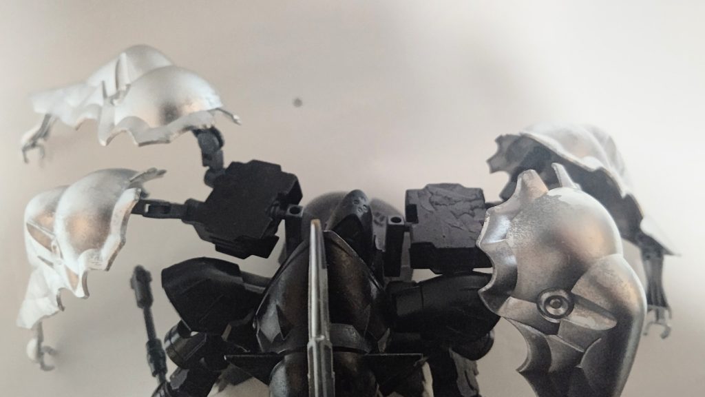 接続はこんな感じ。ボールデンアーム様々です(笑)。