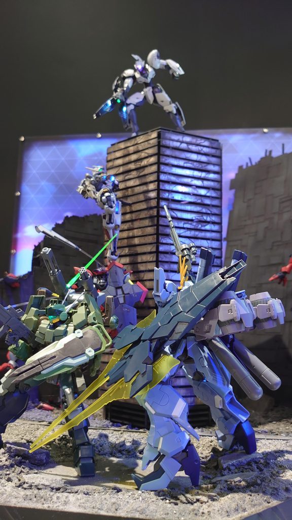 水星の世界観に宇宙世紀のMSってファンの方からすると違和感ですよね。でも僕はゲーム(GBN)と捉えているので無傷です(すっとぼけ)。でもありそうじゃありませんか?「原作再現クエスト」。