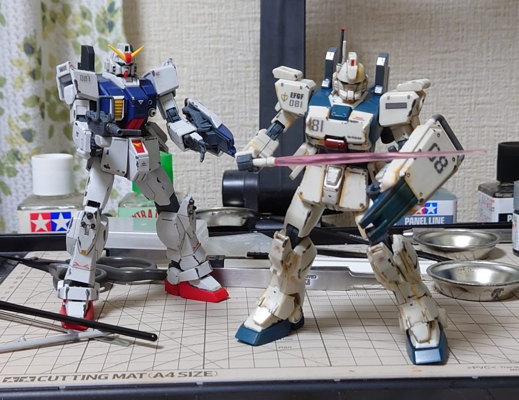 陸戦型ガンダムと。