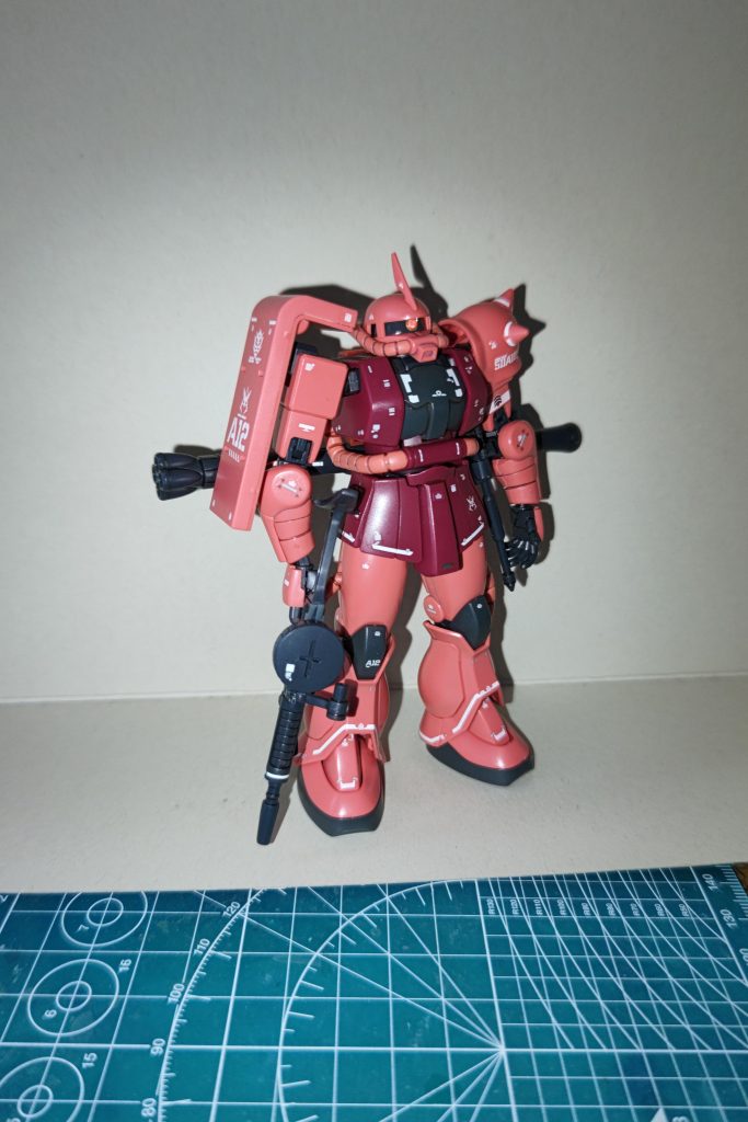 無塗装です。合わせ目は無視しました😲