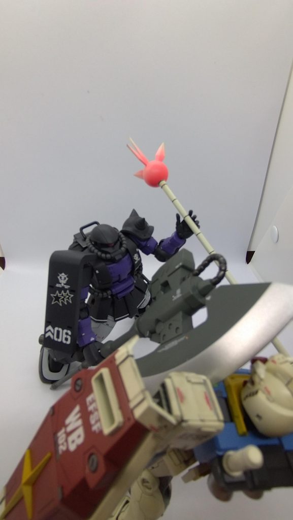 白い悪魔と勝負!