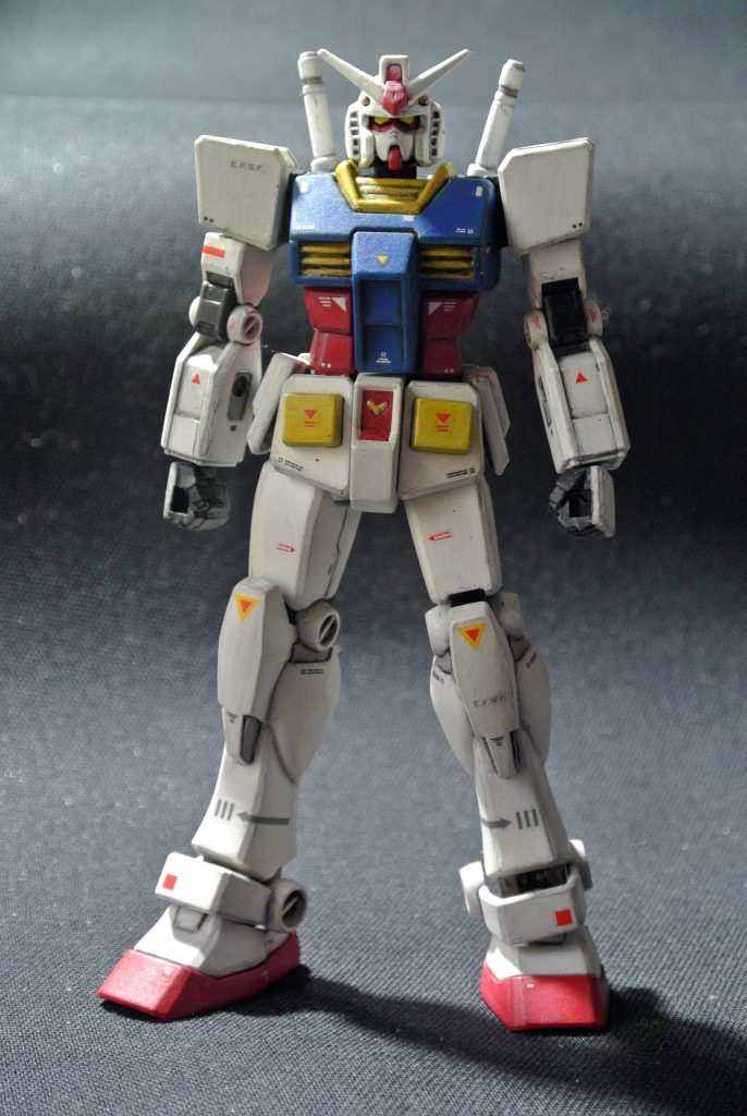 ウェザリングは控えめにしてみました。