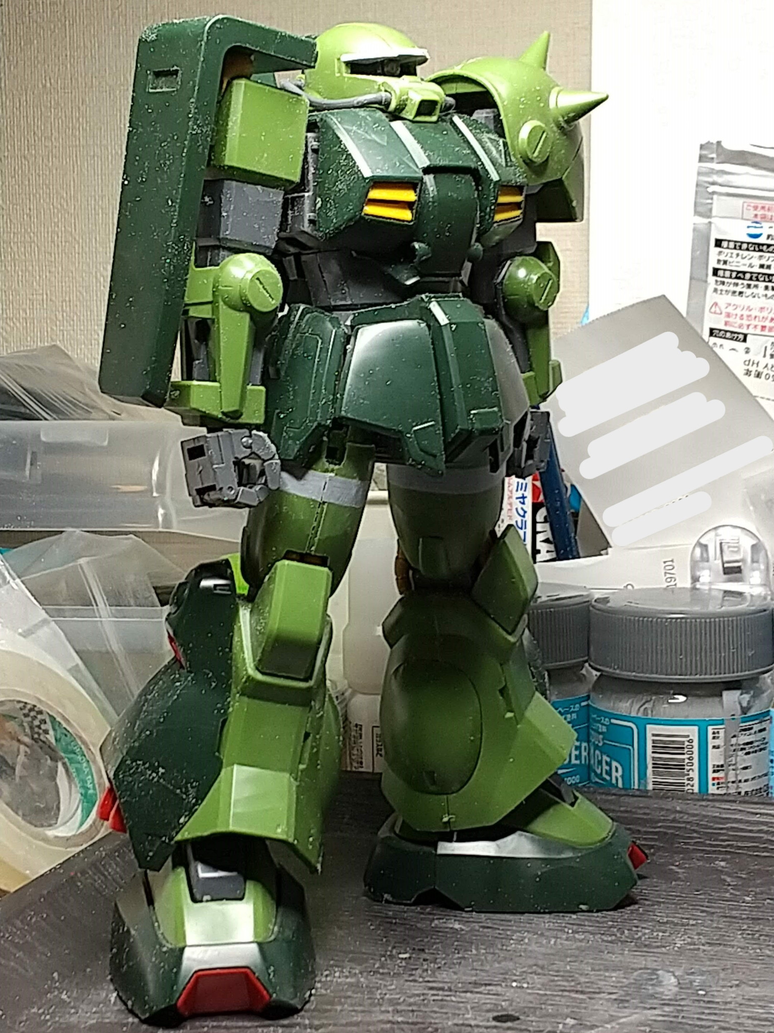 MG 1 100 ハイザック 塗装完成品 ジャンク - 模型製作用品