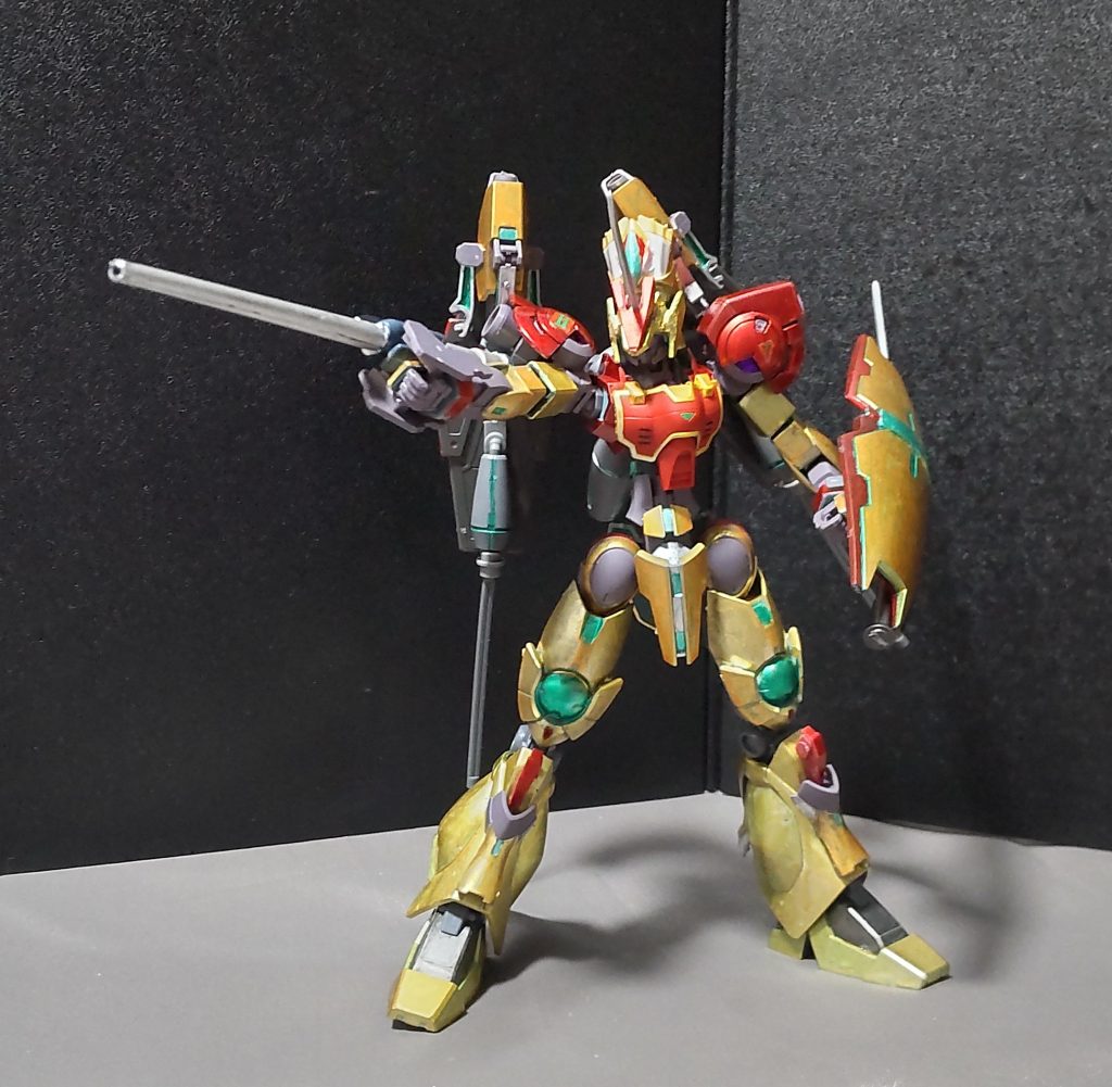 ○パワーランチャー射撃武器が欲しいなと思ったサビーナがMHマイスターに頼んでみたら、設計してくれた取付型ビーム砲で威力はメガ粒子砲並に高い。（出力は調整可能）この様な威力が実現できるのは、MHの持っているエネルギー量がMSと比べて非常に高いからである。