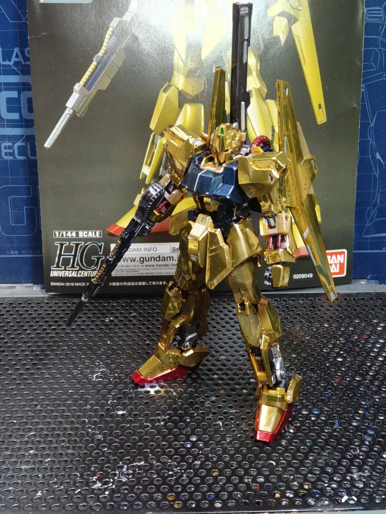 百式ゴールドメッキ仕様完成＼(^o^)／後は適当にデカールを貼って終了です