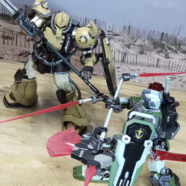 第二戦！プロトタイプグフvsジム・ストライカー