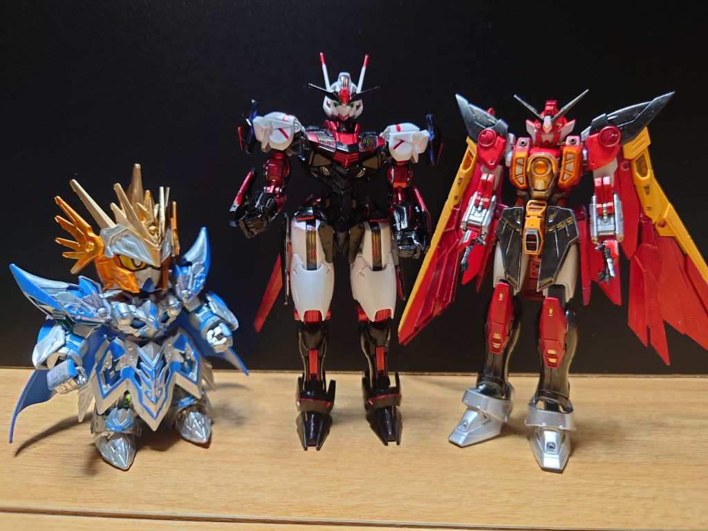 ３ギルドマスター機の揃い踏みです。