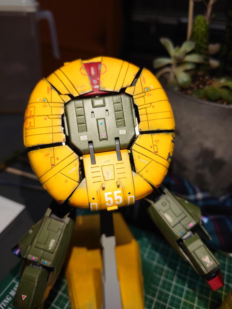 塗装して 墨入れしたら結構いい感じ😁うまい方から見るとなんじゃこれだけど自己満足ですわ