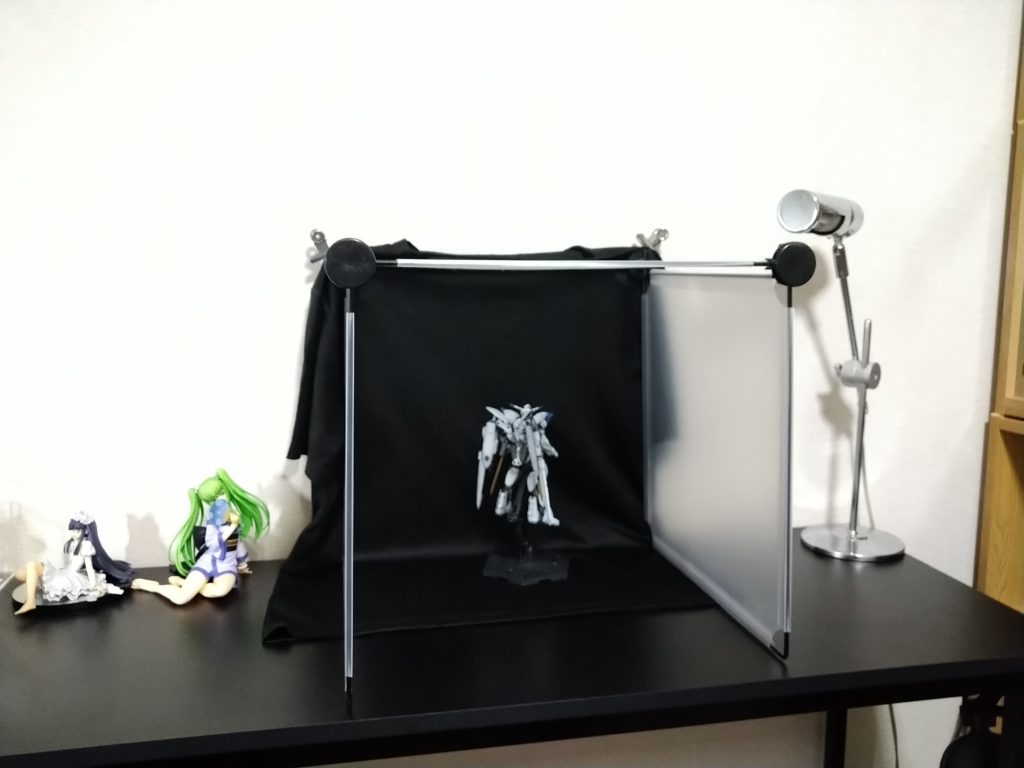 相変わらずの撮影ブース、今回も合計400円のブースと、スマホのカメラで撮影しました。