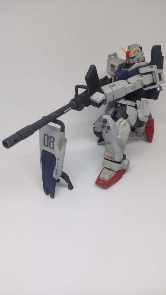 盾乗せ180mnキャノン砲。これもこれで輝いてますよね〜(?)