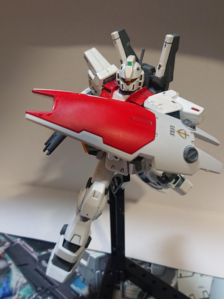 数時間後、ルナツー周辺にて…アリーチェ「さーてと…アリーチェ・トレント!出るよ!」サラミス改級よりアリーチェの駆るジム・カスタム・アドバンスが発艦、コンペイトウ駐留軍の艦隊から出たジム・カスタムMk-Ⅱやネロ、ヌーベル・ジムⅢと隊列を取る。流石の彼女も従っている。少し経ち、本星艦隊側のEWACネロがその部隊を発見、艦隊に報告したが…アリーチェ「けっ!既に遅いが…タヒね!!」中隊指揮官「待てトレント!!」EWACネロへ急速接近、ビーム・ライフルで両脚へ破壊(演習のため判定)をしたあと、シールドで殴り体勢を崩す、さらにビーム・ライフルを頭部へ突き付け…バイザーと中の機器を実際に破損させつつ、頭部と早期警戒用のパーツの破壊、さらにコックピットもバルカンで破壊するアリーチェ「ヨシ、来いよ地球の引きこもりども!」本星艦隊のMS隊が捕捉したアリーチェらへ攻撃を加えるが、アリーチェはデブリ帯へ逃れて回避する。エミ「…了解、やります…!」エミが命令を受け、ビーム・アサルト・ライフルでネロ3機を牽制射撃を加える。エミ「下がった…そこだね…!」追撃としてハイパー・バズーカを発射、ネロ1機の胸部へ命中し撃墜した。エミ「…単機で来るの…!」そこへデブリ帯からのジム・カスタム・アドバンスの奇襲が彼女を襲う