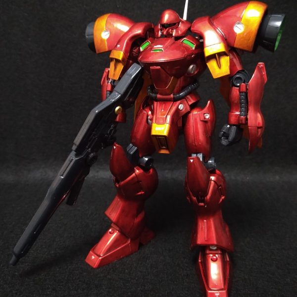 HGガーベラ・テトラ筆塗りでキャンディー塗装