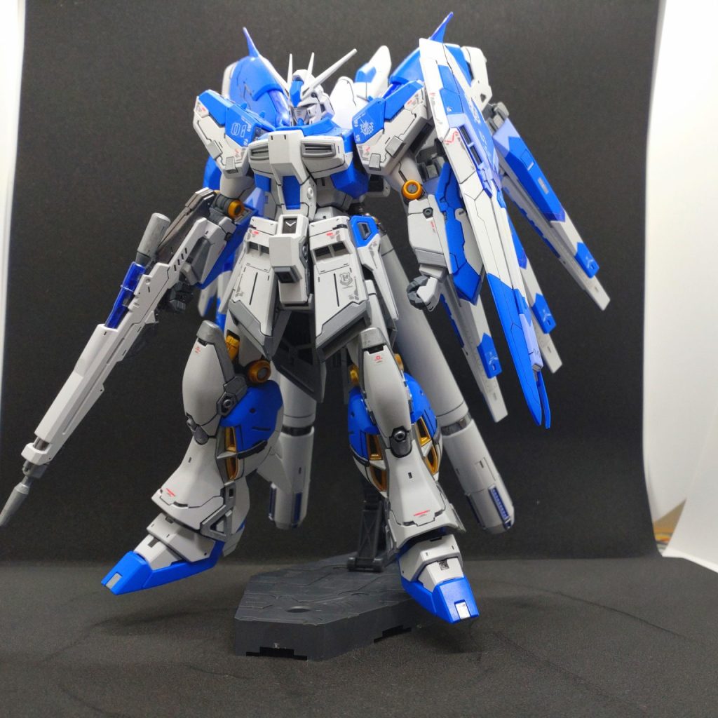 RG Hi-νガンダム(部分塗装、つや消し)｜のやさんのガンプラ作品｜GUNSTA（ガンスタ）