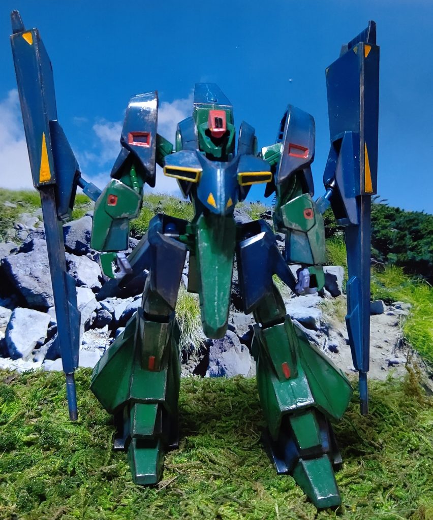 ドライブラシ施したあと手を変えました✋