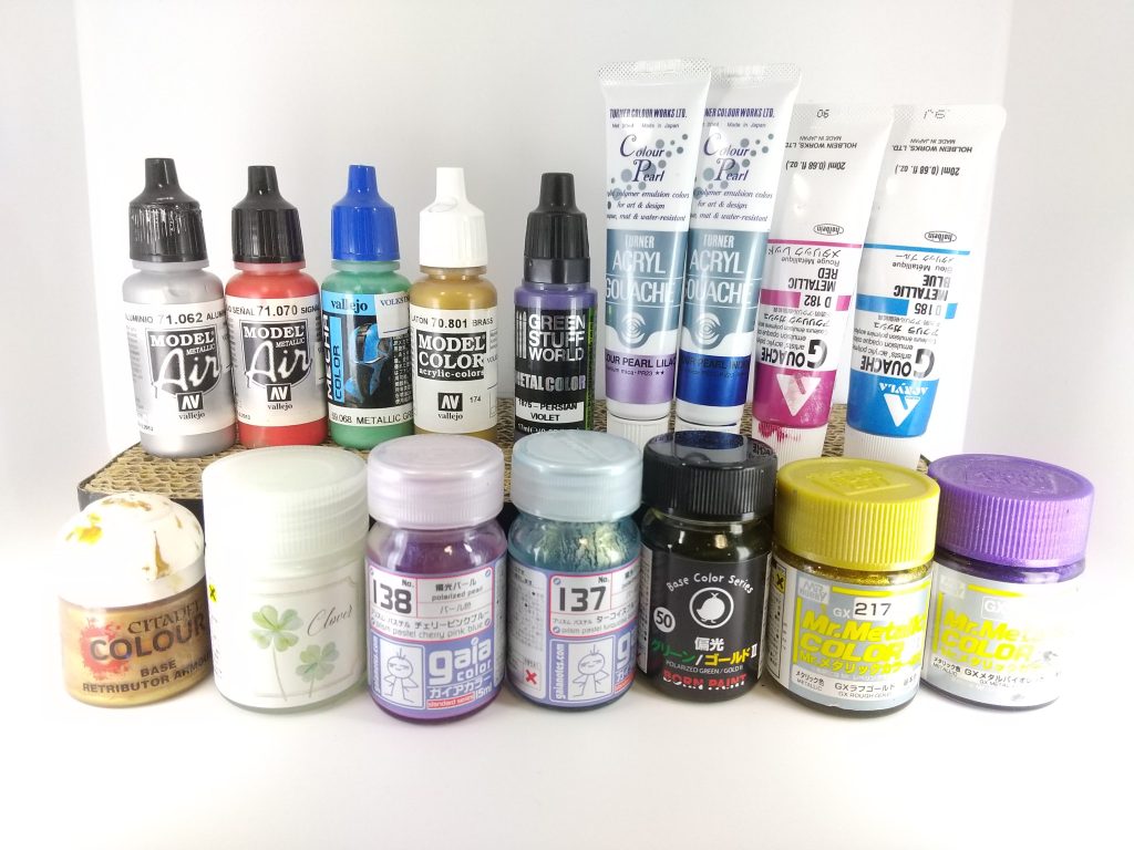 使用した塗料たち