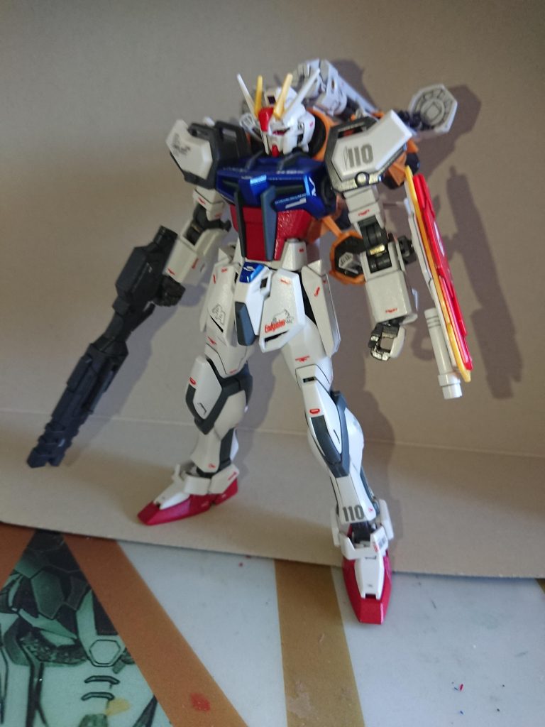 ガンバレルストライク。105ダガーは未完成。