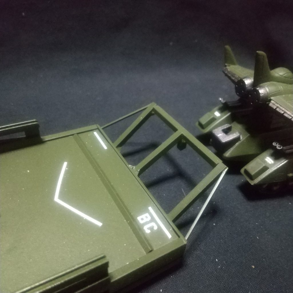 マゼラアタック 旧キット トレーラー–5枚目/制作者：himanadebu