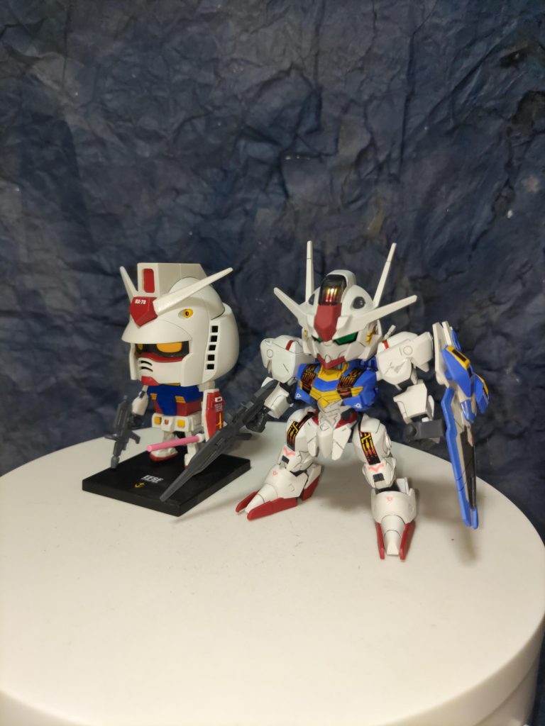 ガンプラくんとツーショット