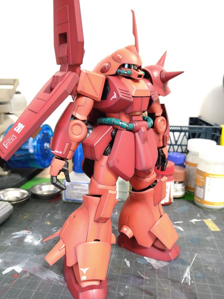 股関節がザクver2.0と同じく弱々なので大気圏突入出来るか心配です。。