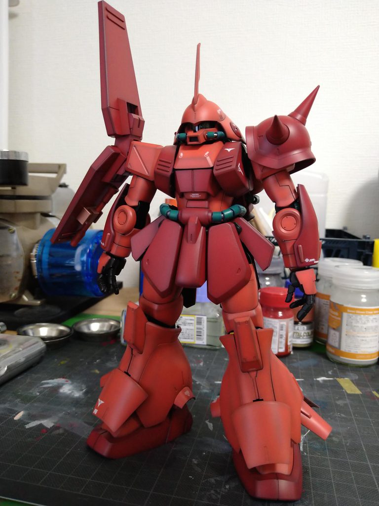 マラサイ色で塗れました。