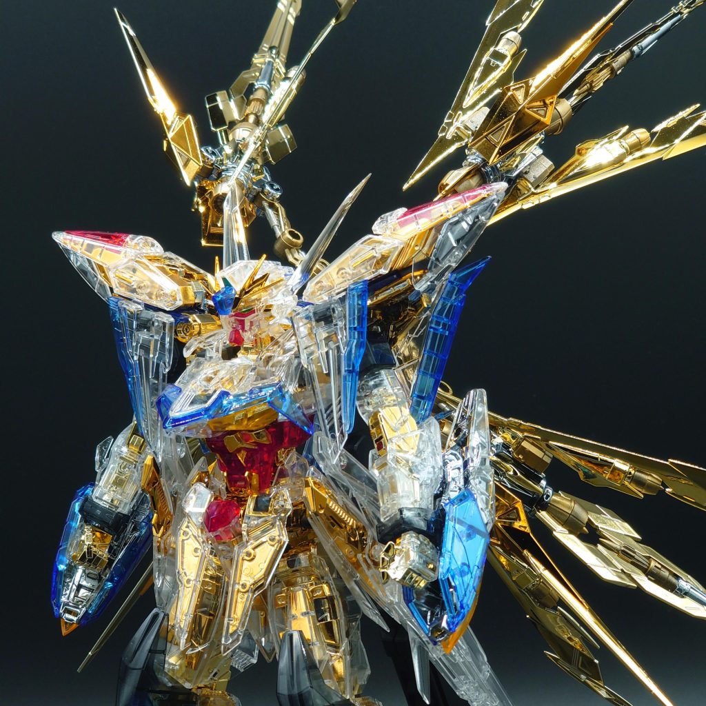【メッキ仕様】MG エクリプスガンダム メカニカルクリア ゴールドフレームver.–6枚目/制作者：GUNPLUSTER LAB ｶﾞﾝﾌﾟﾗ専門のﾒｯｷﾗﾎﾞ