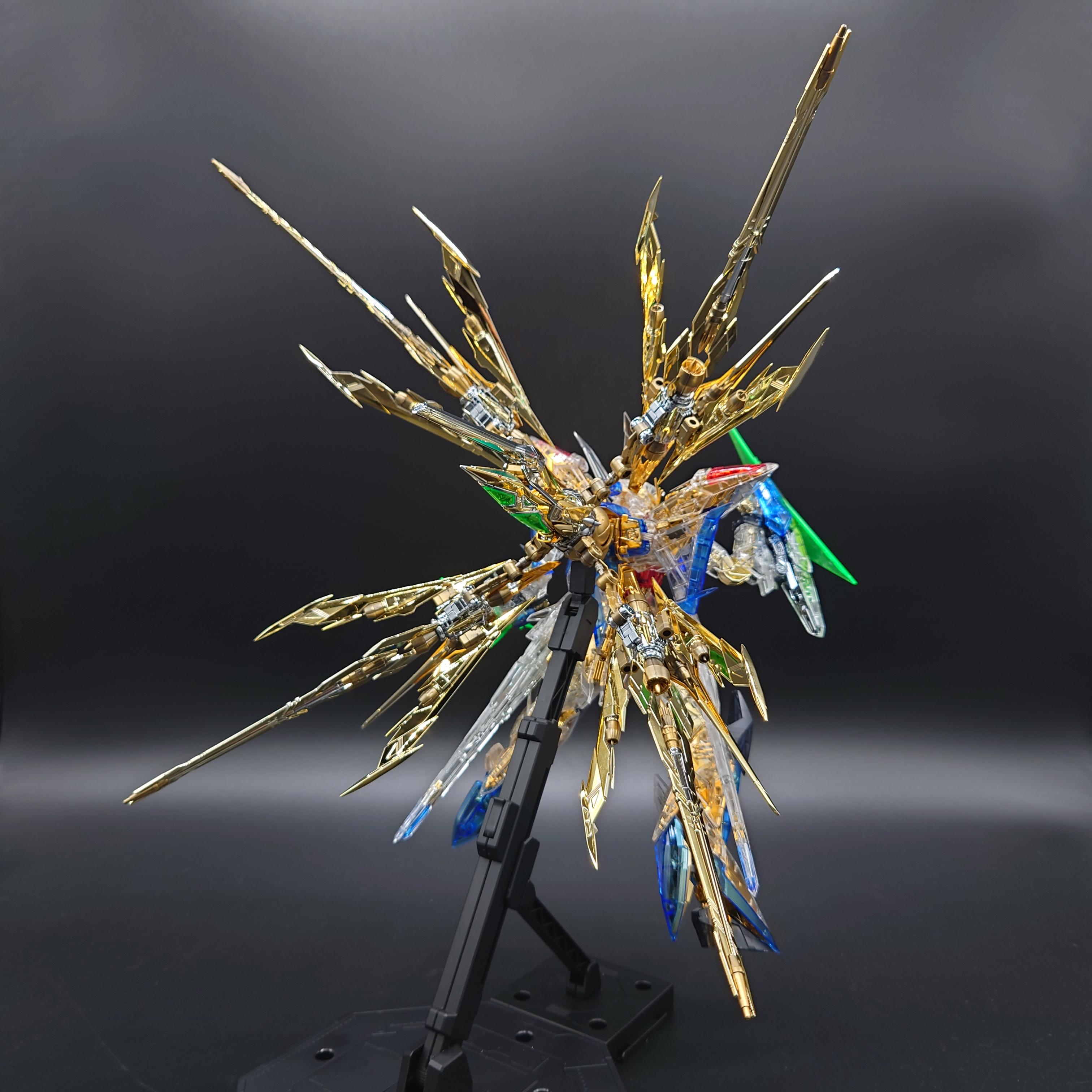 メッキ仕様】MG エクリプスガンダム メカニカルクリア ゴールド