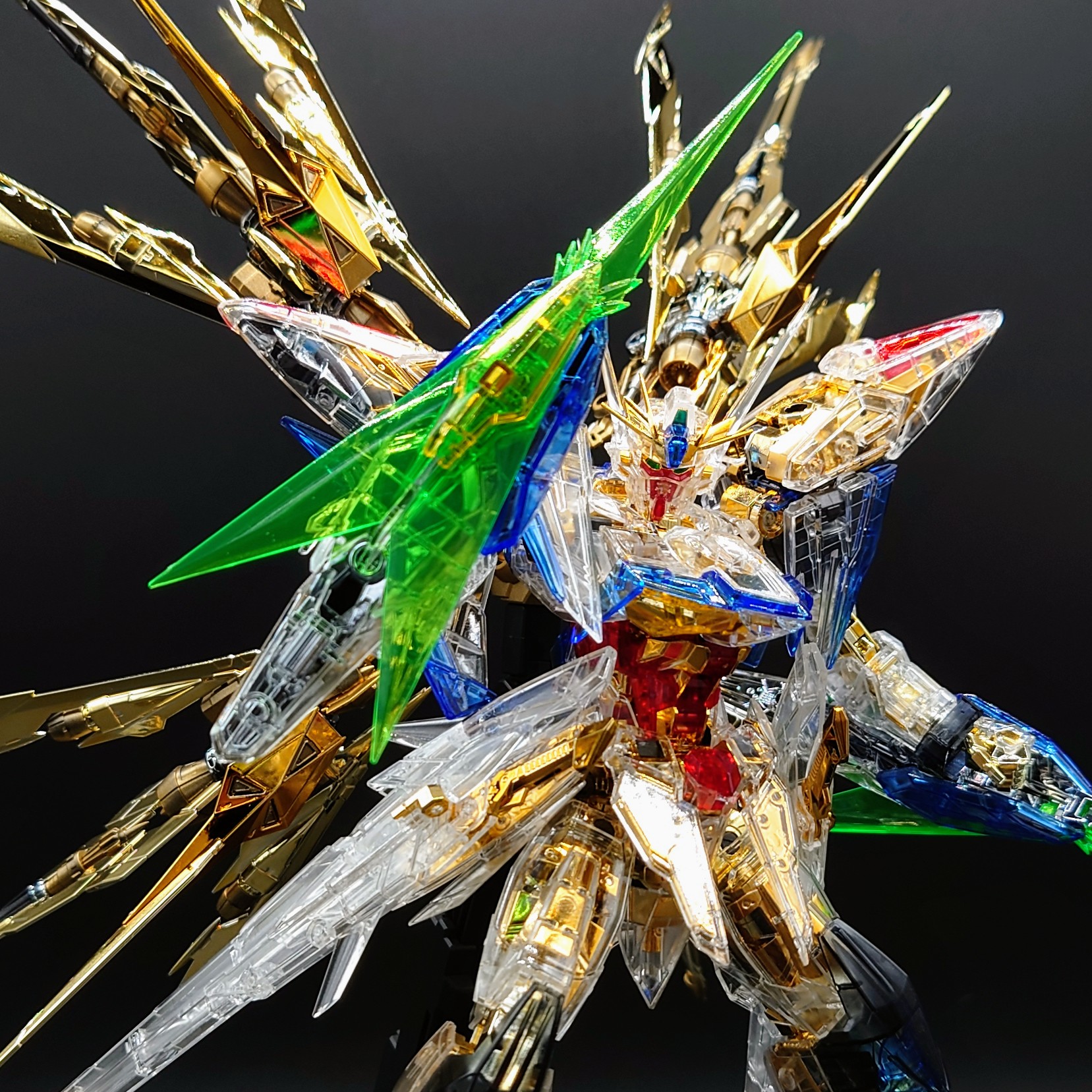 メッキ仕様】MG エクリプスガンダム メカニカルクリア ゴールド