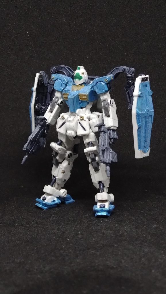 塗り分けはHGジム(サンダーボルト)の箱絵や説明書を参考にしました