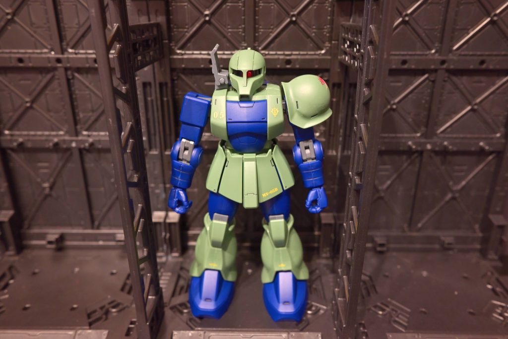 ザクⅠ、青い機体です。通してください。–2枚目/制作者：koshi