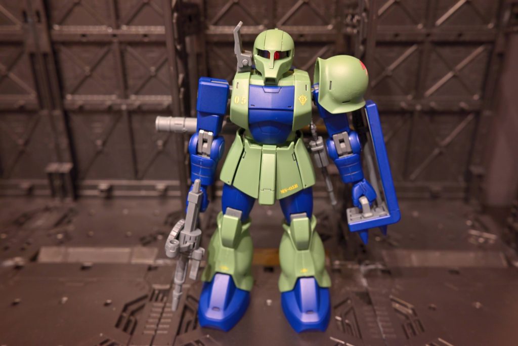 ザクⅠ、青い機体です。通してください。–3枚目/制作者：koshi