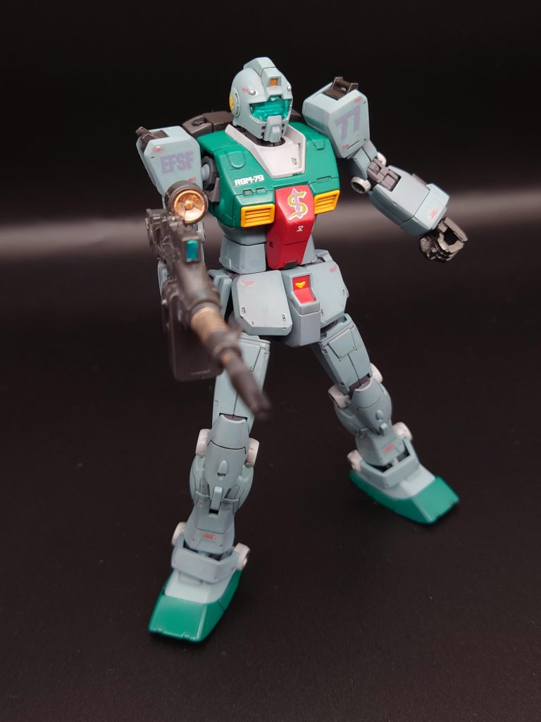 67作目 HG 1/144 ククルス・ドアンの島 RGM-79 GM ジム・スレッガー搭乗機–8枚目/制作者:@kjyun_choroq