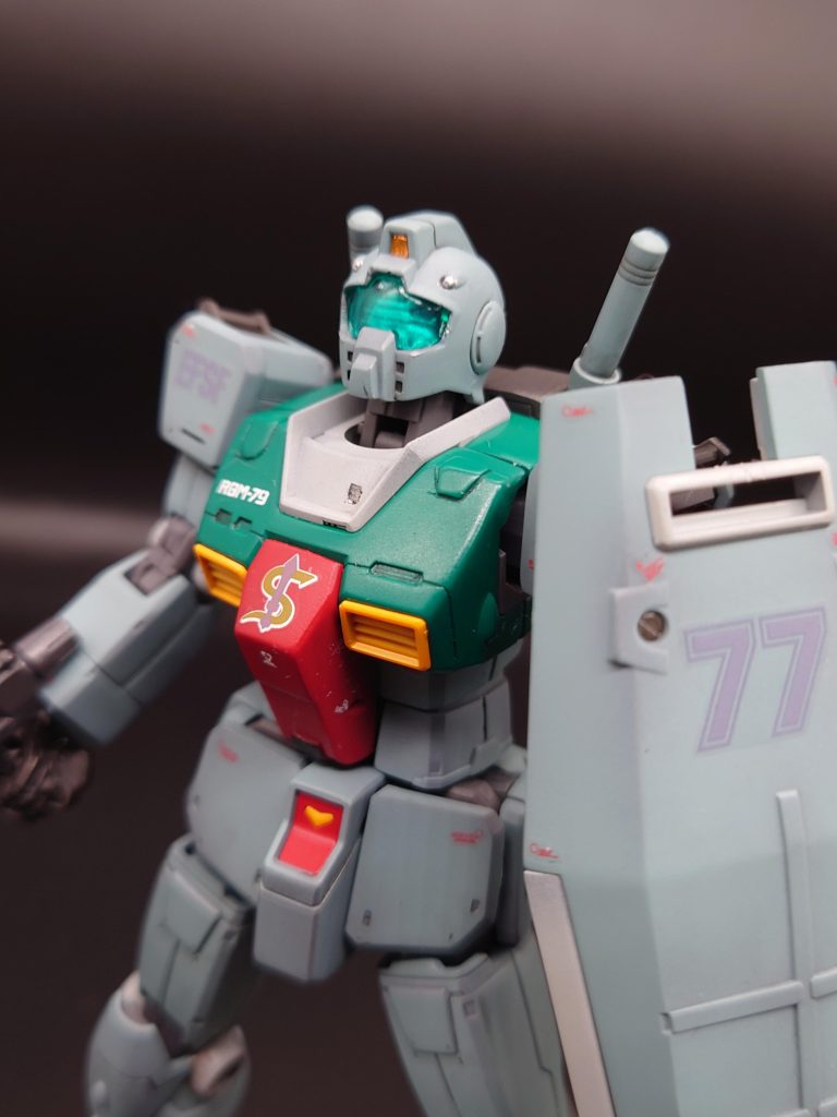 67作目 HG 1/144 ククルス・ドアンの島 RGM-79 GM ジム・スレッガー搭乗機–9枚目/制作者:@kjyun_choroq