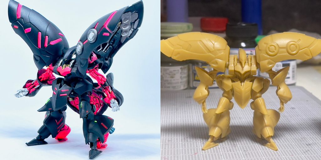 ノーマル状態との比較プロポーションを大胆に変更してます