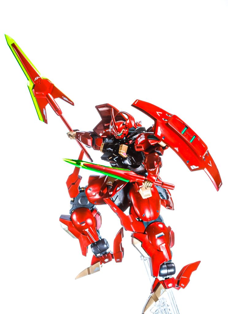 このキット可動域広くてポージング付けるのが楽しい。