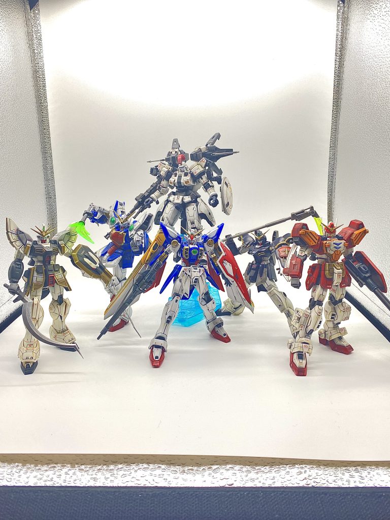 今回のトールギスで今現在の状況に追いつきました！7月にはデスサイズヘル、9月にはエピオンが仲間入りの予定です。水星も積んでるけど、次はRGのゼロカスタム…かなー笑笑これから製作に入りますのでしばらく投稿できないですが、皆さんの作品を見て楽しませていただきます！最後までご覧いただき、ありがとうございました♪
