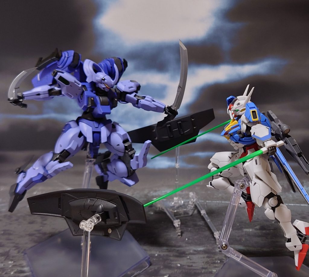 双刀“ラーヴァナ”による、二刀流の剣戟。