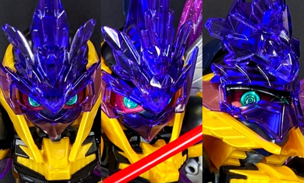 目が立体シールなのでどの角度から見ても目線が合います