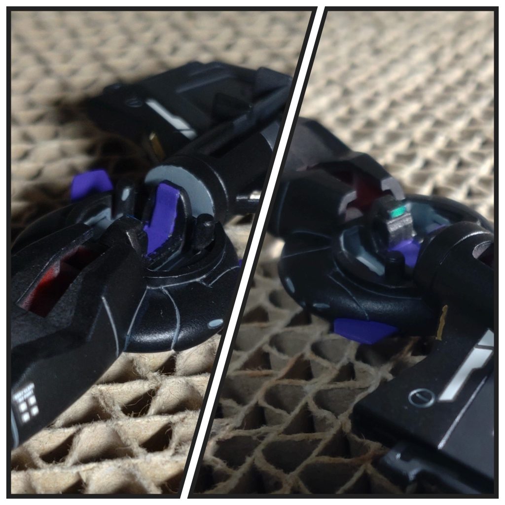 コクピットも塗装してあります。最後までご覧いただきありがとうございました。