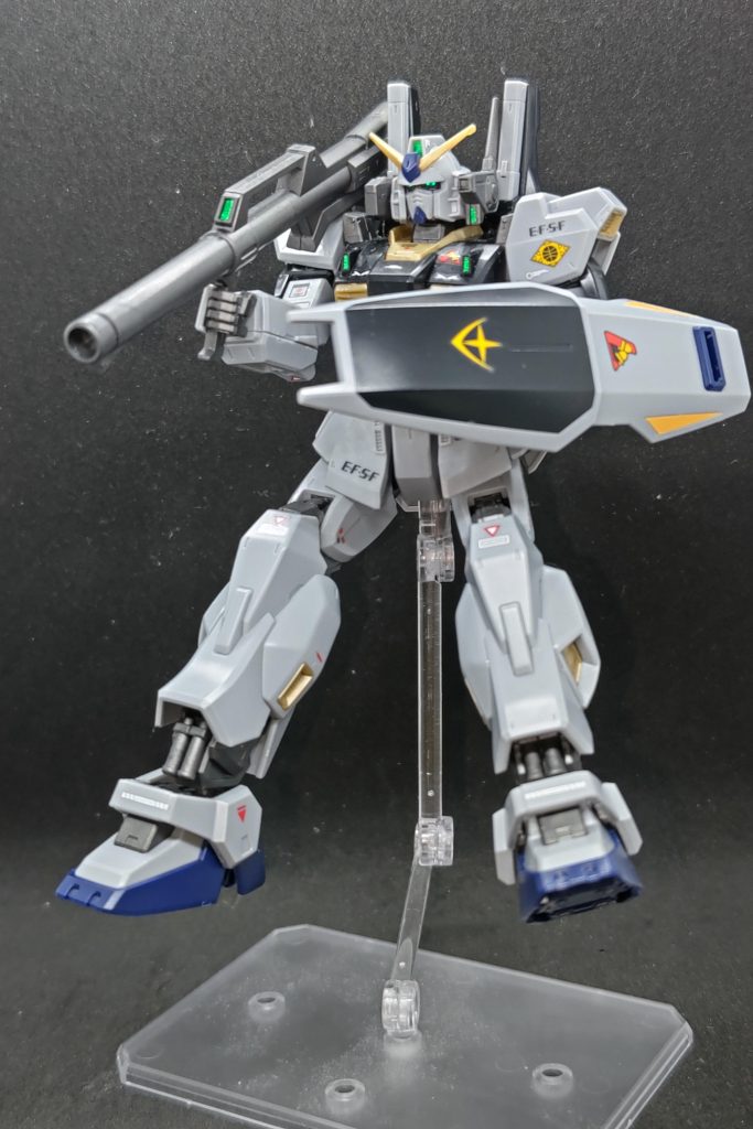 サムネイルの元はこんな感じ。カメラアイは裏打ちのシルバーシールがあるので光がうまく入るとこんな感じで反射で光ります。地味にカメラアイ周辺だけスミ入れペンを入れてみたので近くで見るとかっこよかったり。