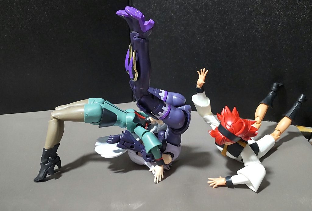 バックフリップ(プリンス・カメハメ)スレッタによる3カウントで決着だ!