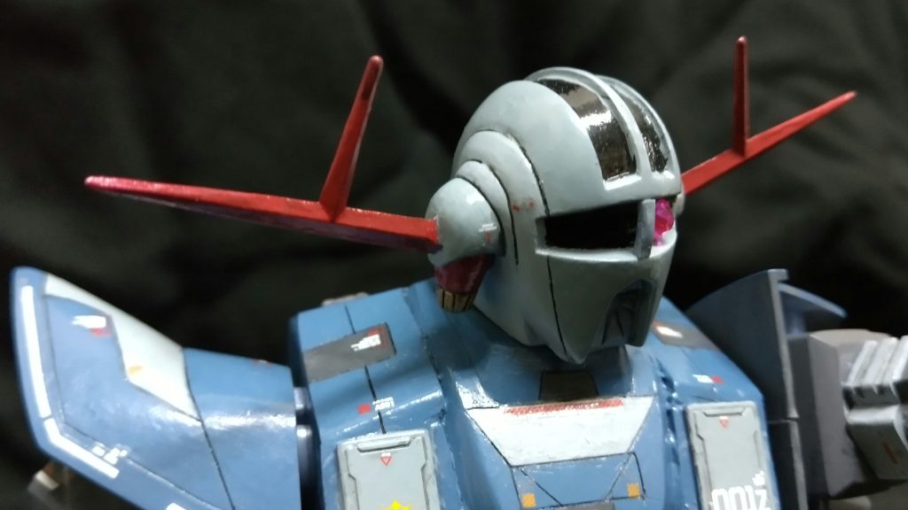 顔もRG風に塗分けしてみましたが、写真では分かりにくいですね😅