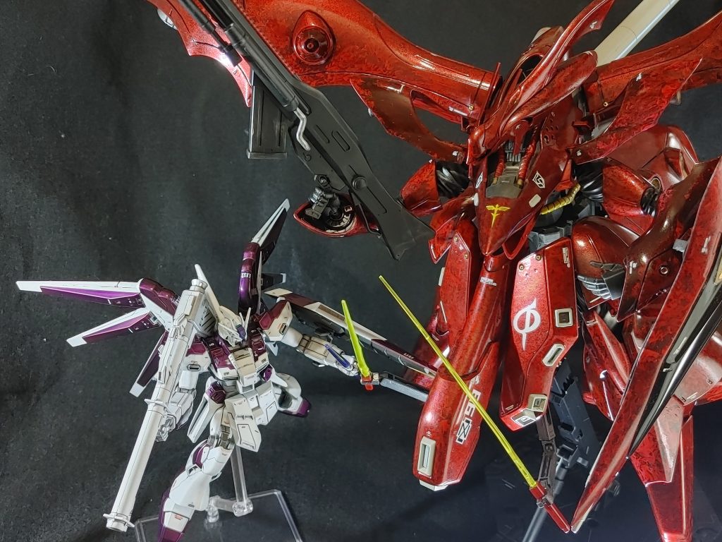 以前作製した、ラップ塗装で仕上げたナイチンゲールと