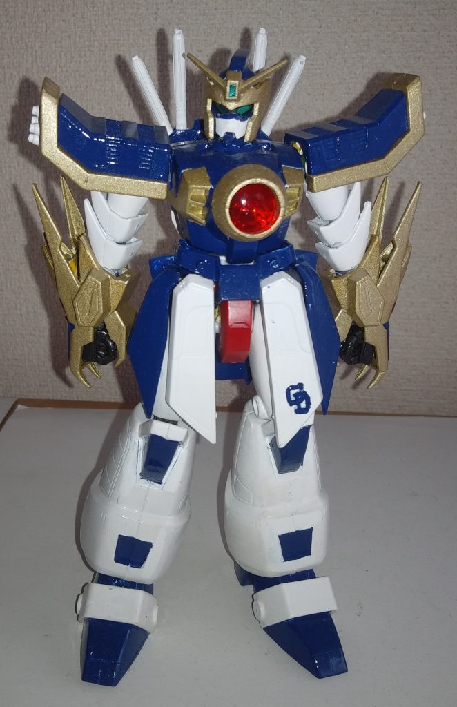 まさに二匹のドジョウな、旧ＨＧ　1/100版。会わせ目も消さない素組み。