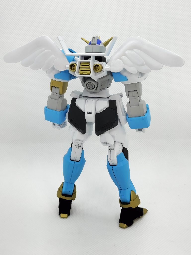 羽はパール塗装しています。後ろ姿は個人的に気に入ってます。