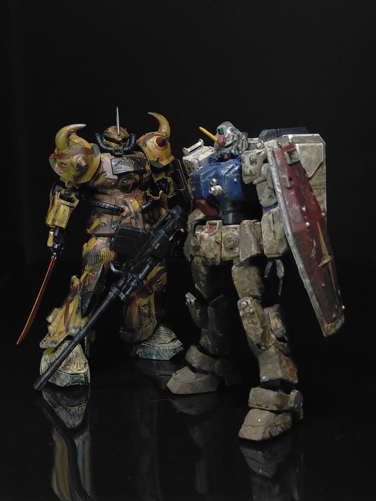 土汚れの部分についてや、タミヤ情景テクスチャーやウエザリングカラー、ウエザリングペーストなどを使用しています。