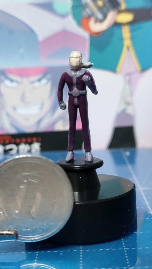 リベンジを誓うガトー君。アゴのシャクレまでこだわりました。